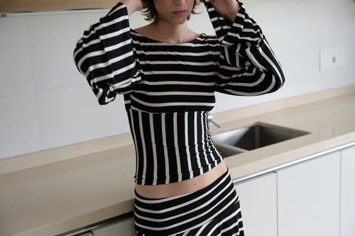 Blusa Magnolia Negra