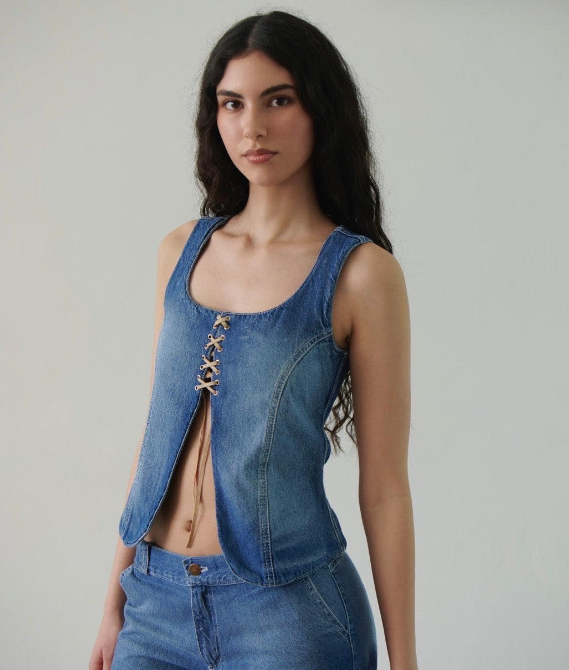 Top Jilly Azul