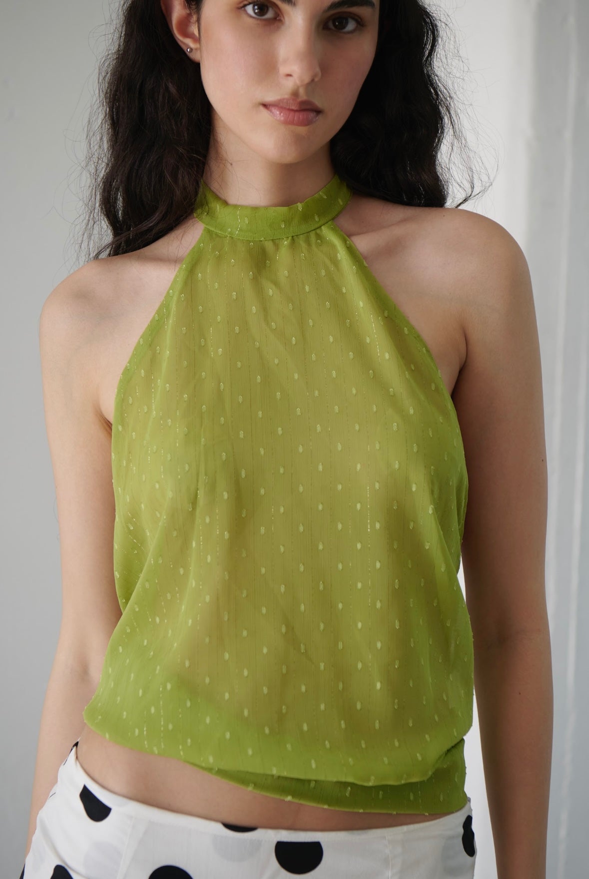 Top Halter Verde