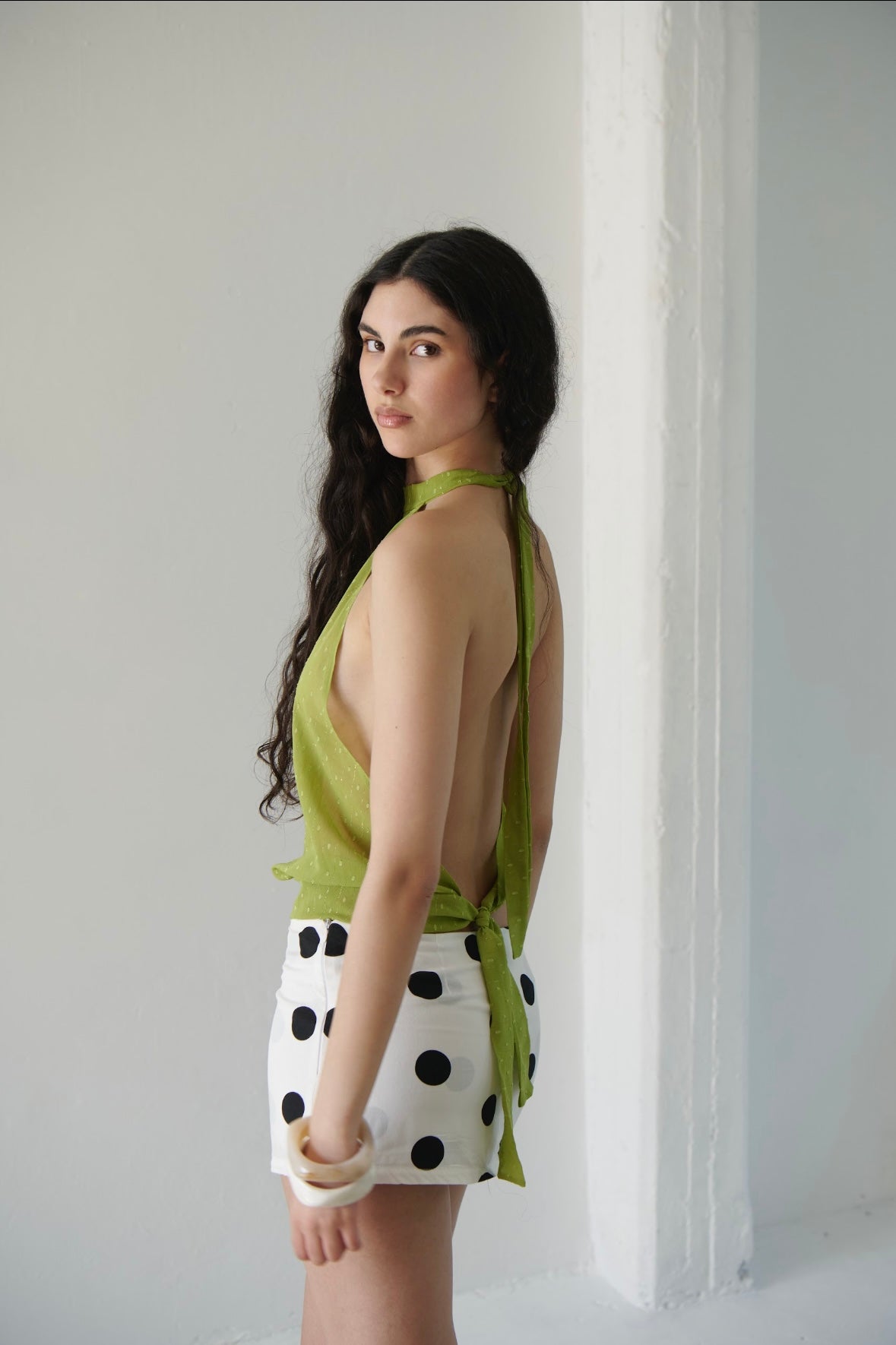 Top Halter Verde